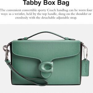 NWT Coach Tabby Box Bag